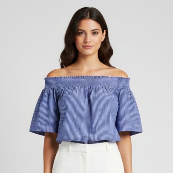J.Crew Off The Shoulder Blouse - Picture 3 of 13